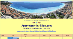 Desktop Screenshot of apartment-in-nice.com