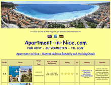 Tablet Screenshot of apartment-in-nice.com